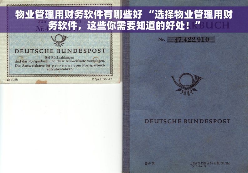 物业管理用财务软件有哪些好 “选择物业管理用财务软件，这些你需要知道的好处！”