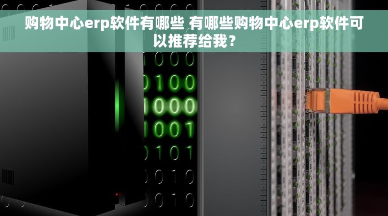 购物中心erp软件有哪些 有哪些购物中心erp软件可以推荐给我？