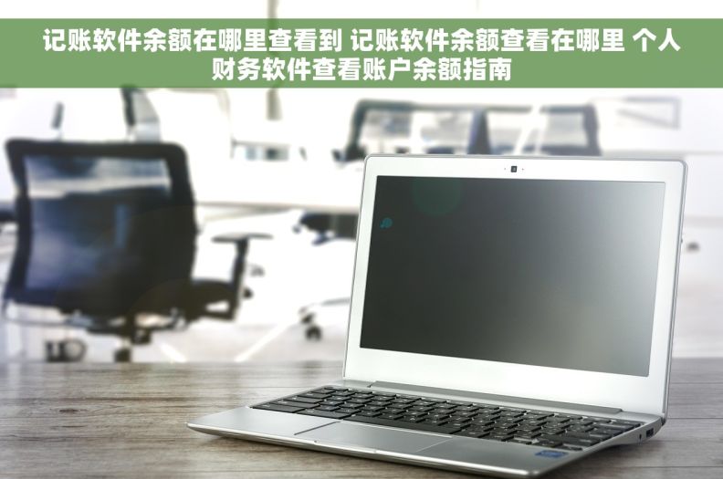 记账软件余额在哪里查看到 记账软件余额查看在哪里 个人财务软件查看账户余额指南