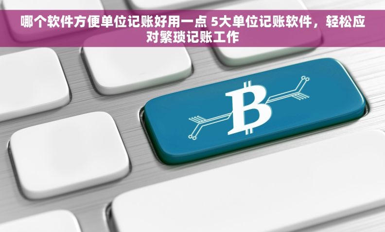 哪个软件方便单位记账好用一点 5大单位记账软件，轻松应对繁琐记账工作