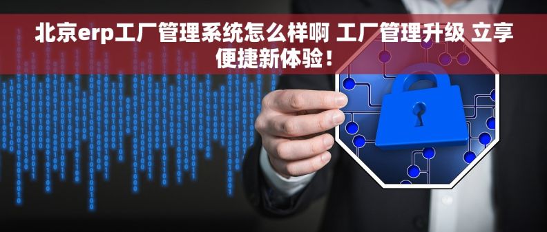 北京erp工厂管理系统怎么样啊 工厂管理升级 立享便捷新体验！