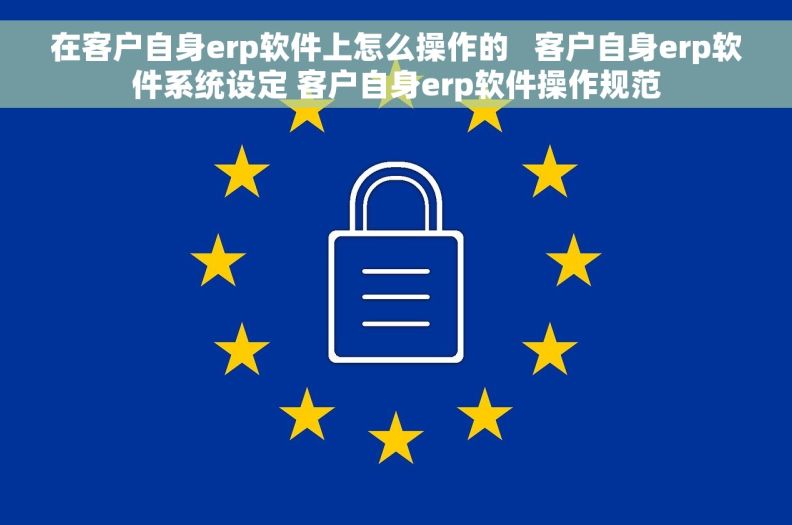在客户自身erp软件上怎么操作的   客户自身erp软件系统设定 客户自身erp软件操作规范