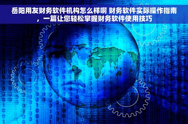 岳阳用友财务软件机构怎么样啊 财务软件实际操作指南，一篇让您轻松掌握财务软件使用技巧