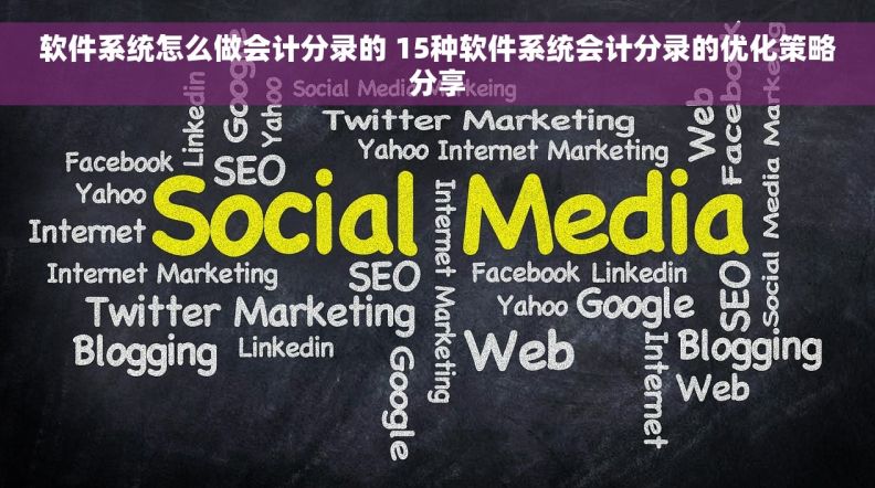 软件系统怎么做会计分录的 15种软件系统会计分录的优化策略分享