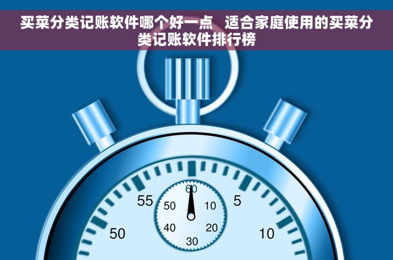 买菜分类记账软件哪个好一点   适合家庭使用的买菜分类记账软件排行榜