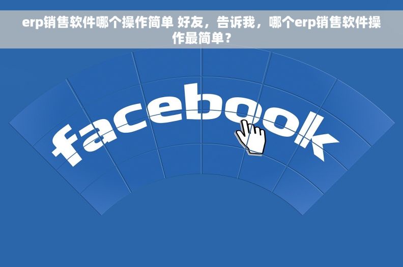 erp销售软件哪个操作简单 好友，告诉我，哪个erp销售软件操作最简单？