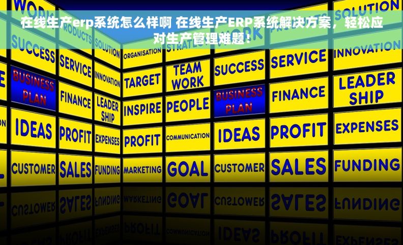 在线生产erp系统怎么样啊 在线生产ERP系统解决方案，轻松应对生产管理难题！