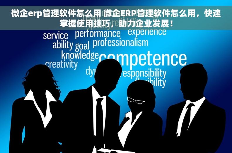 微企erp管理软件怎么用 微企ERP管理软件怎么用，快速掌握使用技巧，助力企业发展！