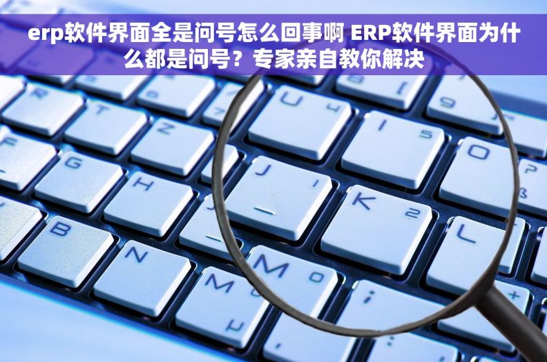 erp软件界面全是问号怎么回事啊 ERP软件界面为什么都是问号?专家亲自教你解决 erp软件界面全是问号怎么回事啊 ERP软件界面为什么都是问号?专家亲自教你解决