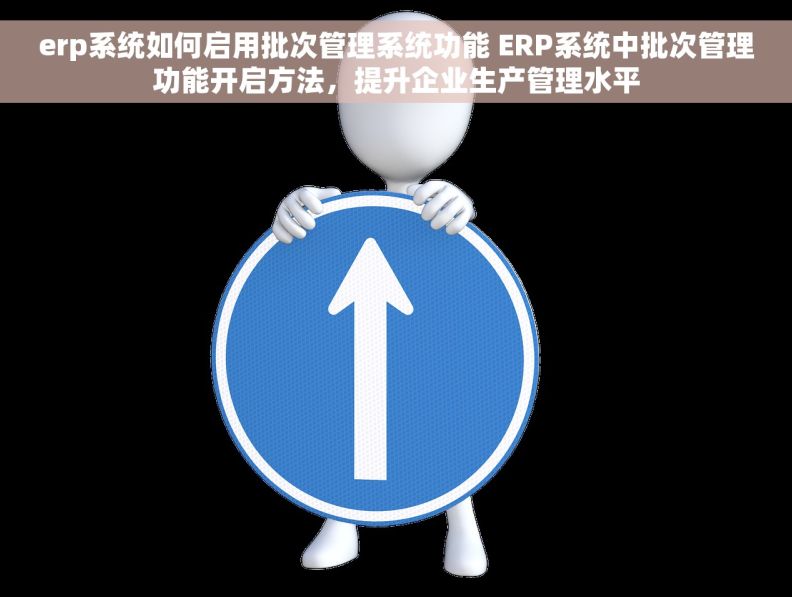 erp系统如何启用批次管理系统功能 ERP系统中批次管理功能开启方法，提升企业生产管理水平