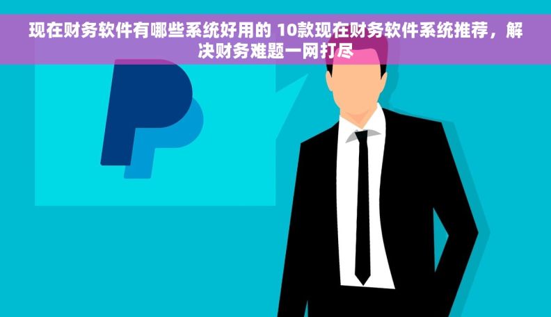 现在财务软件有哪些系统好用的 10款现在财务软件系统推荐，解决财务难题一网打尽
