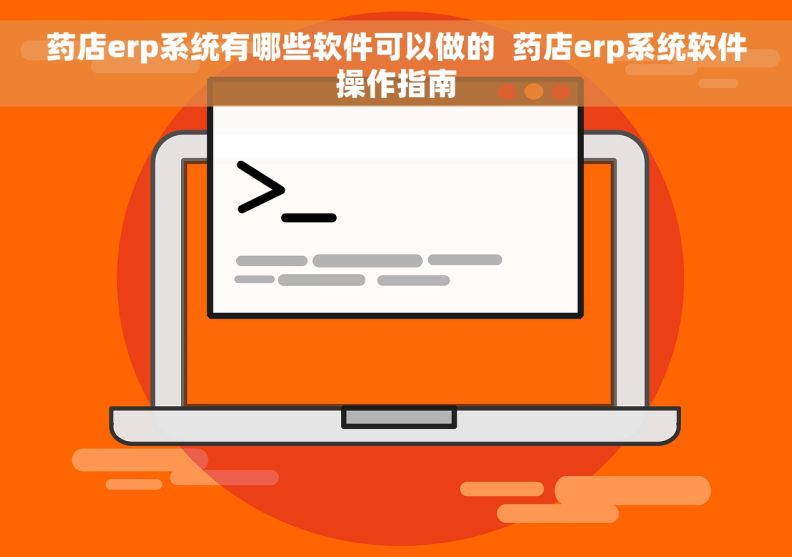 药店erp系统有哪些软件可以做的  药店erp系统软件操作指南