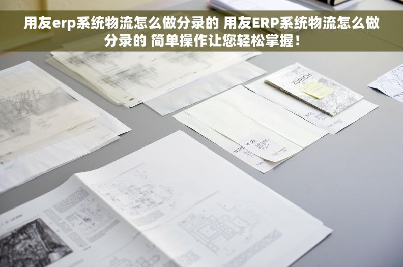 用友erp系统物流怎么做分录的 用友ERP系统物流怎么做分录的 简单操作让您轻松掌握！
