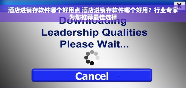 酒店进销存软件哪个好用点 酒店进销存软件哪个好用？行业专家为您推荐最佳选择