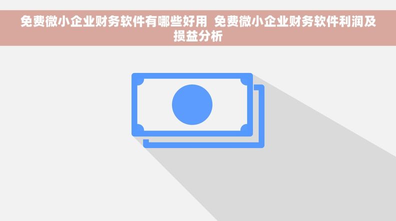 免费微小企业财务软件有哪些好用  免费微小企业财务软件利润及损益分析