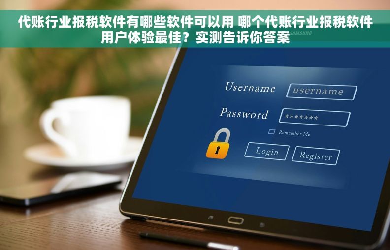 代账行业报税软件有哪些软件可以用 哪个代账行业报税软件用户体验最佳？实测告诉你答案