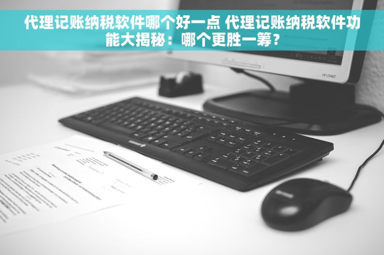 代理记账纳税软件哪个好一点 代理记账纳税软件功能大揭秘：哪个更胜一筹？