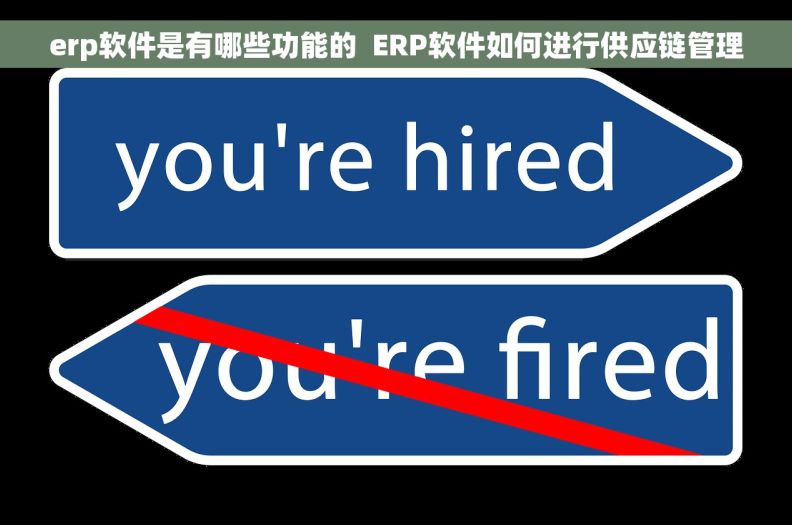 erp软件是有哪些功能的  ERP软件如何进行供应链管理