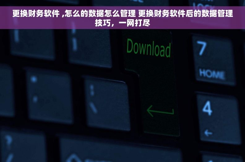 更换财务软件 ,怎么的数据怎么管理 更换财务软件后的数据管理技巧，一网打尽