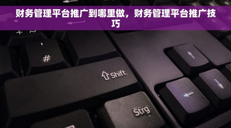 财务管理平台推广到哪里做，财务管理平台推广技巧