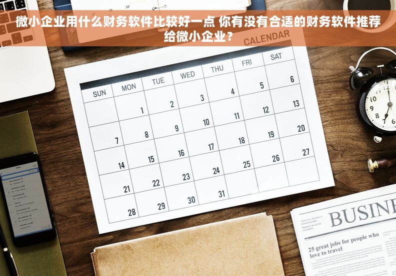 微小企业用什么财务软件比较好一点 你有没有合适的财务软件推荐给微小企业？