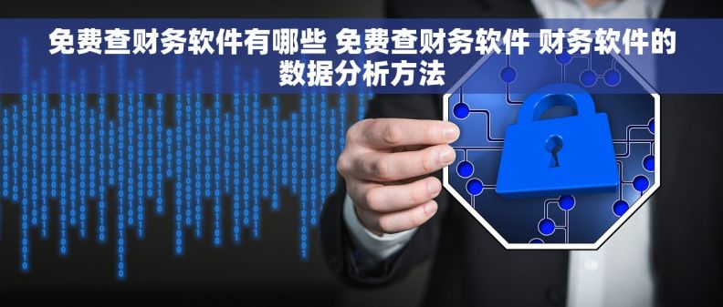 免费查财务软件有哪些 免费查财务软件 财务软件的数据分析方法