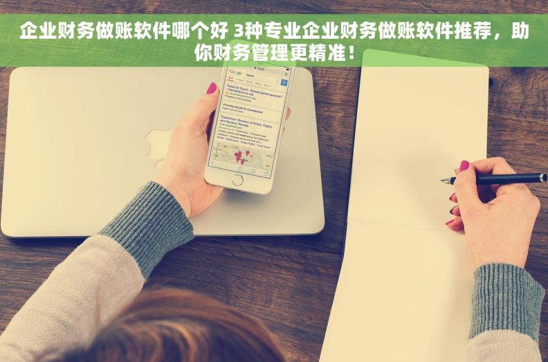企业财务做账软件哪个好 3种专业企业财务做账软件推荐，助你财务管理更精准！