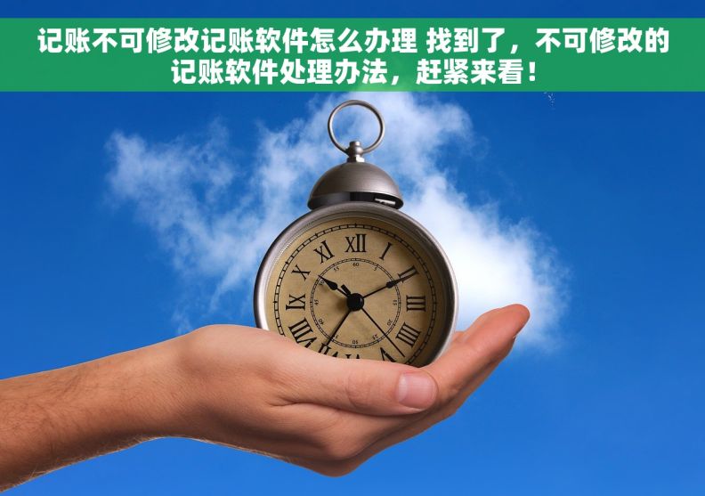 记账不可修改记账软件怎么办理 找到了，不可修改的记账软件处理办法，赶紧来看！