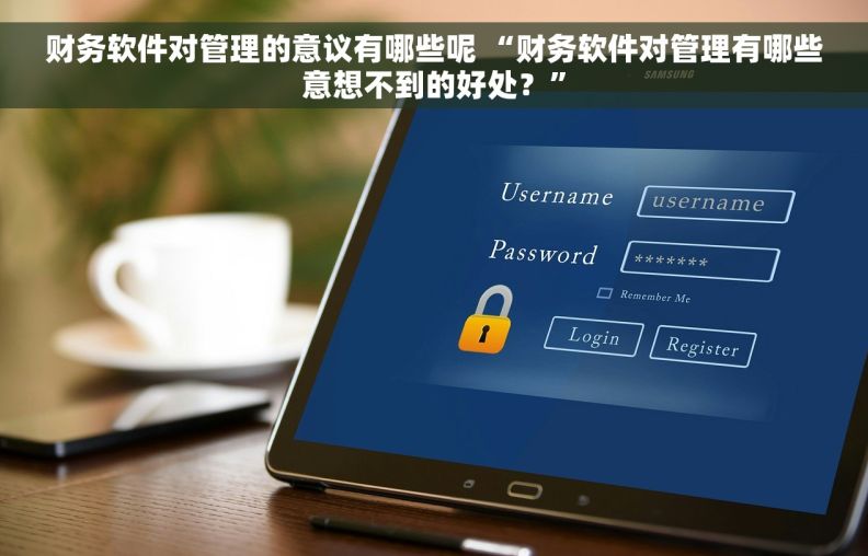 财务软件对管理的意议有哪些呢 “财务软件对管理有哪些意想不到的好处？”