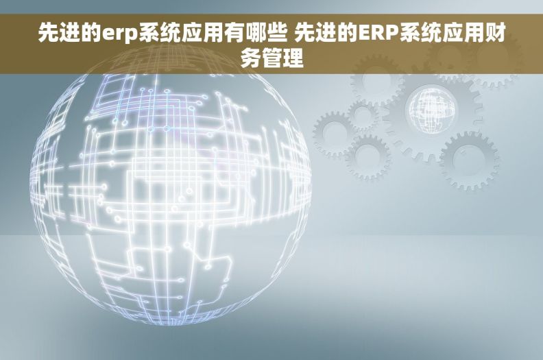 先进的erp系统应用有哪些 先进的ERP系统应用财务管理