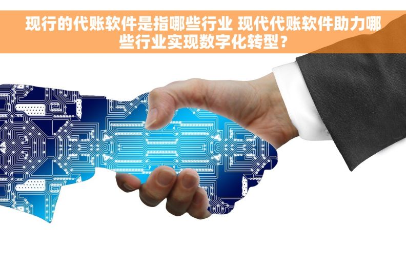 现行的代账软件是指哪些行业 现代代账软件助力哪些行业实现数字化转型？
