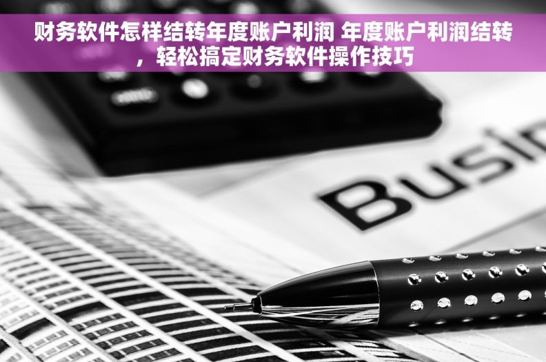 财务软件怎样结转年度账户利润 年度账户利润结转，轻松搞定财务软件操作技巧