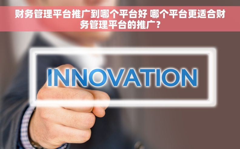 财务管理平台推广到哪个平台好 哪个平台更适合财务管理平台的推广？