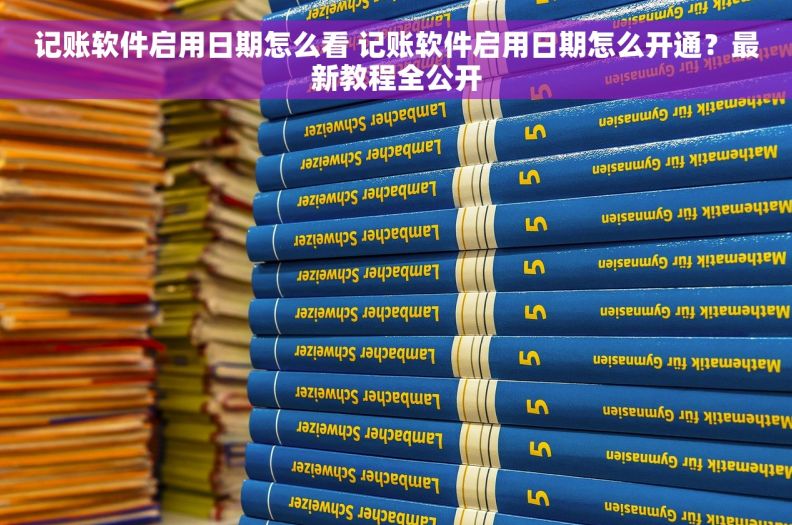 记账软件启用日期怎么看 记账软件启用日期怎么开通？最新教程全公开