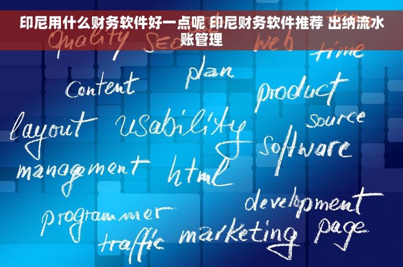 印尼用什么财务软件好一点呢 印尼财务软件推荐 出纳流水账管理