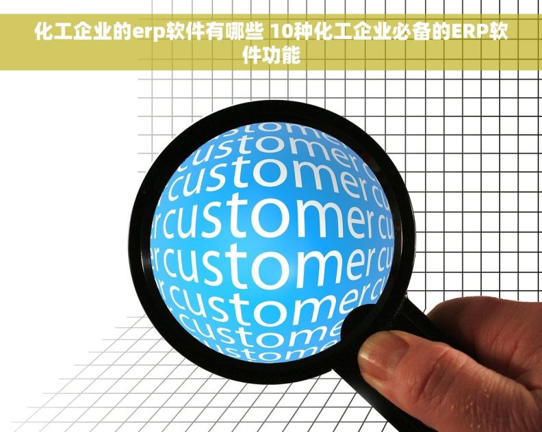 化工企业的erp软件有哪些 10种化工企业必备的ERP软件功能