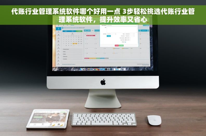 代账行业管理系统软件哪个好用一点 3步轻松挑选代账行业管理系统软件，提升效率又省心