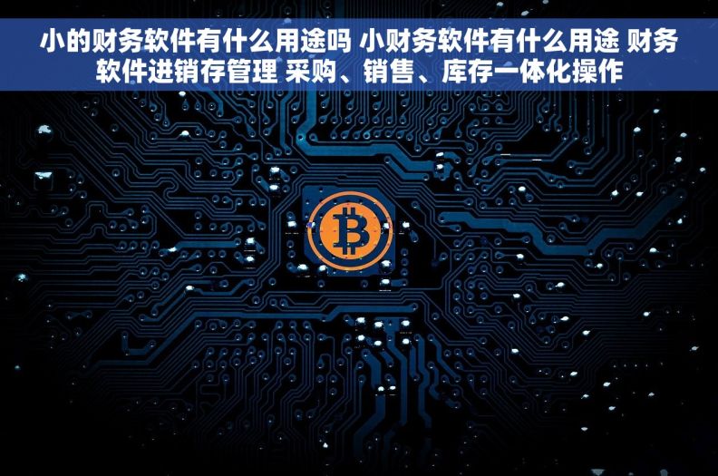 小的财务软件有什么用途吗 小财务软件有什么用途 财务软件进销存管理 采购、销售、库存一体化操作