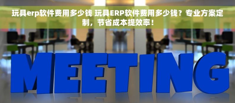 玩具erp软件费用多少钱 玩具ERP软件费用多少钱？专业方案定制，节省成本提效率！