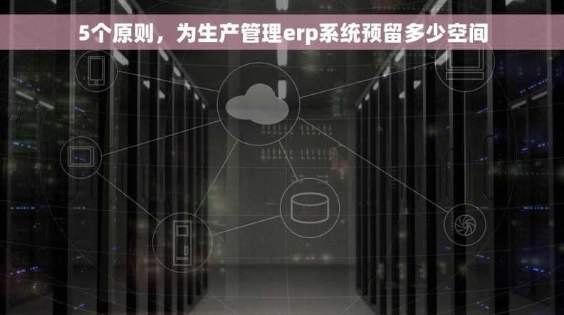 5个原则，为生产管理erp系统预留多少空间