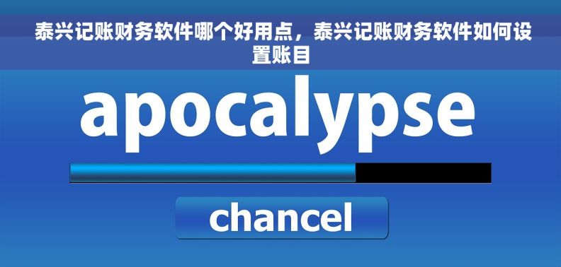  泰兴记账财务软件哪个好用点，泰兴记账财务软件如何设置账目