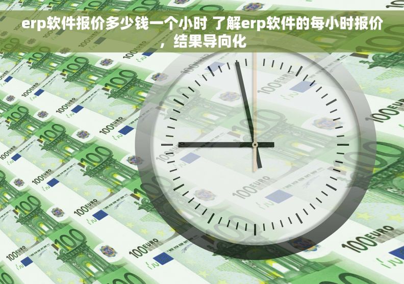 erp软件报价多少钱一个小时 了解erp软件的每小时报价，结果导向化