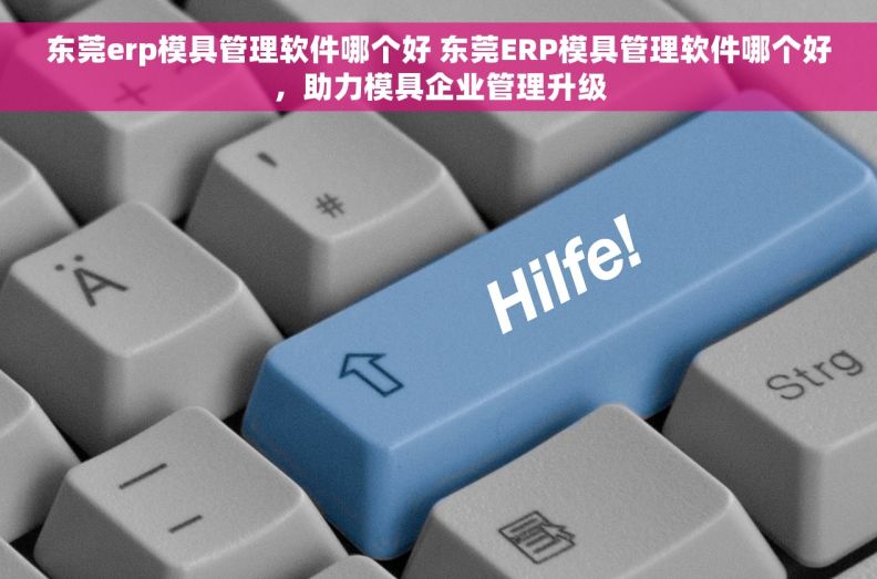东莞erp模具管理软件哪个好 东莞ERP模具管理软件哪个好，助力模具企业管理升级
