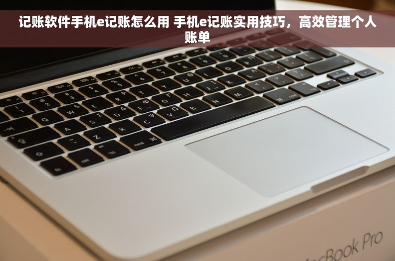 记账软件手机e记账怎么用 手机e记账实用技巧，高效管理个人账单