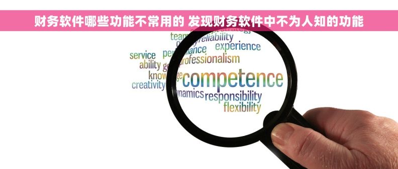 财务软件哪些功能不常用的 发现财务软件中不为人知的功能