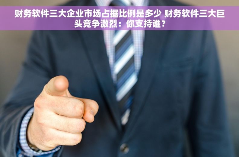 财务软件三大企业市场占据比例是多少 财务软件三大巨头竞争激烈：你支持谁？