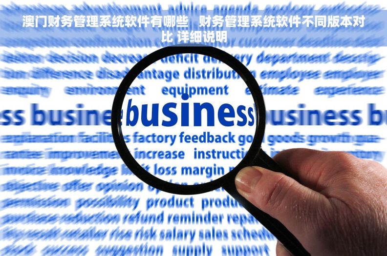 澳门财务管理系统软件有哪些   财务管理系统软件不同版本对比 详细说明