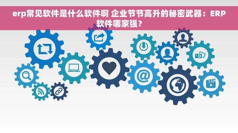 erp常见软件是什么软件啊 企业节节高升的秘密武器：ERP软件哪家强？