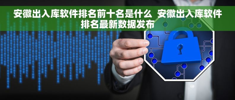 安徽出入库软件排名前十名是什么  安徽出入库软件排名最新数据发布