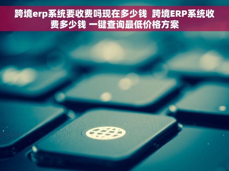 跨境erp系统要收费吗现在多少钱  跨境ERP系统收费多少钱 一键查询最低价格方案